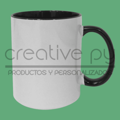 Taza Blanca c/ Alza Negro
