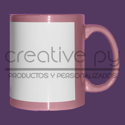 Taza c/ Franja Rosa