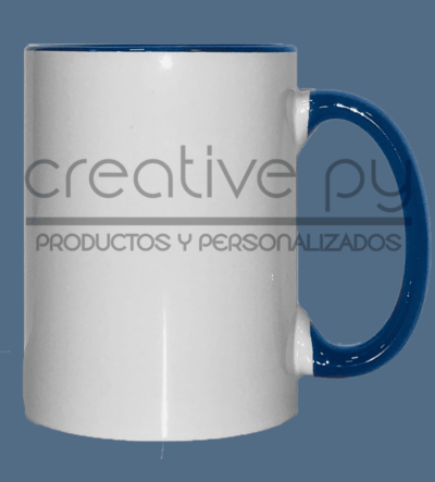 Taza Blanca c/ Alza Azul