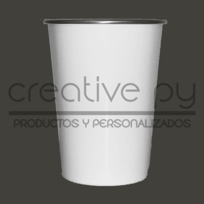 Vaso Aluminio Blanca