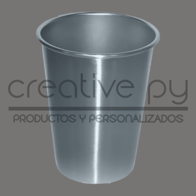 Vaso Aluminio Plata