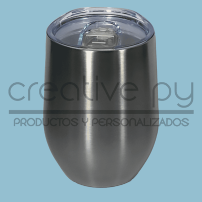 Vaso Steel Plateado