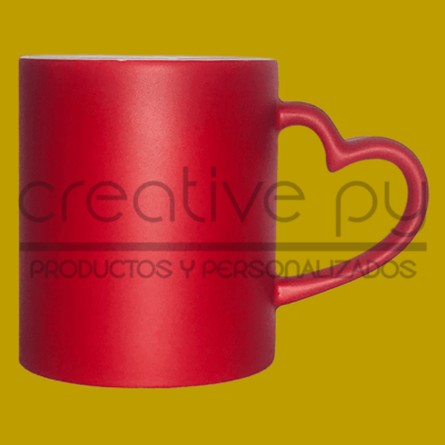 Taza Mágica c/ Alza Corazón Rojo