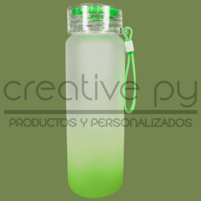 Hoppy Vidrio Arenado Degrade Verde