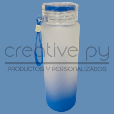 Hoppy Vidrio Arenado Degrade Azul