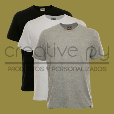 Remeras Algodón y Poliéster Coloridos